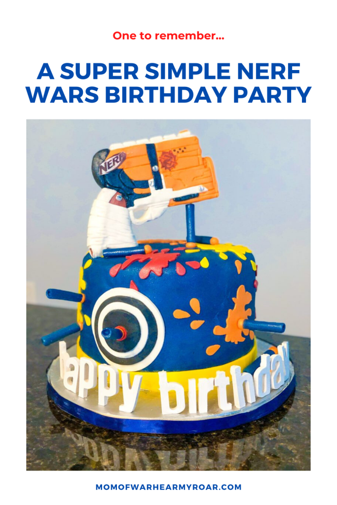 Mom of WAR- Nerf Wars birthday party
